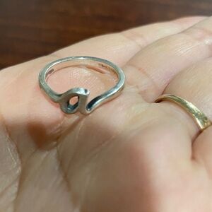 James Avery Silver Initial Ring